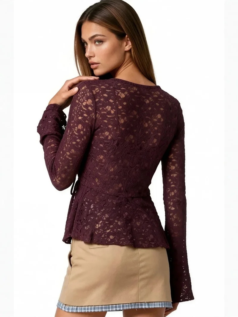 بوسيم BUSEM Polyamide Elastane Blouse
