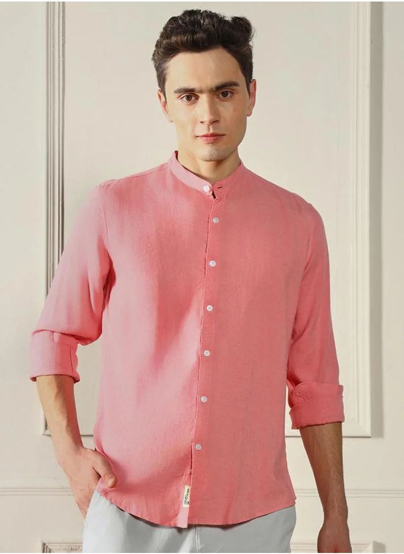 دينيس لينغو Pink Shirt For Men