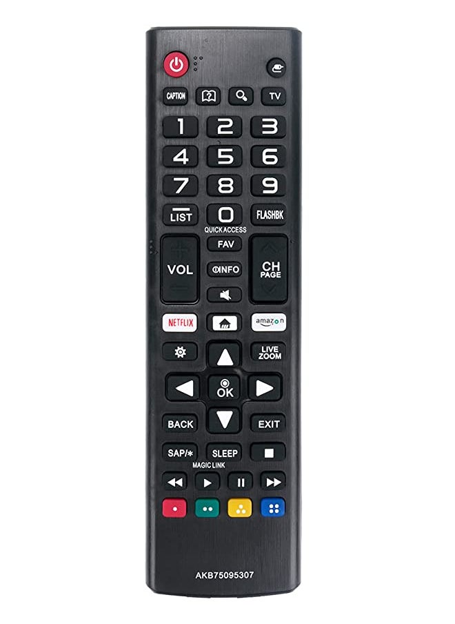 PROMASS - New AKB75095307 Replace Remote fit for LG TV 49UJ6050 49UJ6050-UC 49UJ6300 49UJ6300-UA 49UJ6350 9UJ6500-UB 55UJ6050 55UJ6050-UC 55UJ6300 75UJ657A-UB 32LJ550B 32LJ550B-UA 32LJ550M 32LJ550M-UB 43LJ550M - Image 1