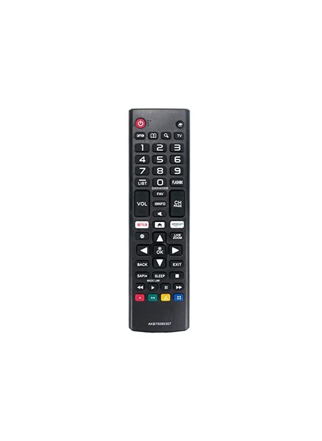 PROMASS - New AKB75095307 Replace Remote fit for LG TV 49UJ6050 49UJ6050-UC 49UJ6300 49UJ6300-UA 49UJ6350 9UJ6500-UB 55UJ6050 55UJ6050-UC 55UJ6300 75UJ657A-UB 32LJ550B 32LJ550B-UA 32LJ550M 32LJ550M-UB 43LJ550M - Image 1