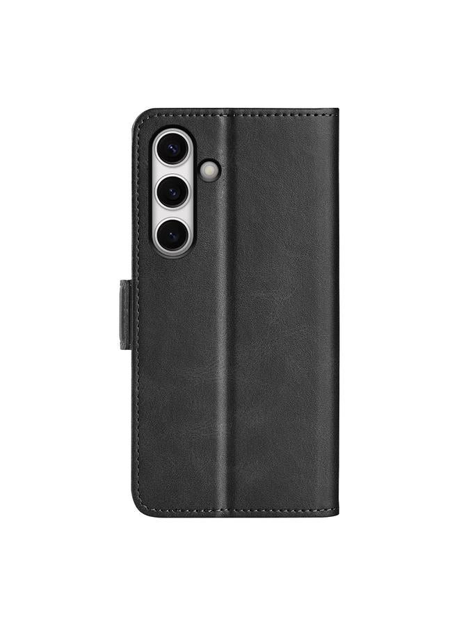 اس-توب جراب لهاتف Samsung Galaxy S24 FE 5G بمشبك مغناطيسي مزدوج الجوانب وغطاء جلدي أفقي قابل للطي - Image 3