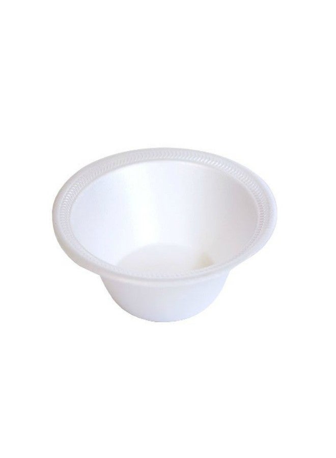 Blue Sky White Plastic Bowls - 12 oz. (100 Count) BPA-Free, Microwavable, Plastic Soup Bowls Perfect Disposable Bowls for Party & Everyday Meals - Image 1