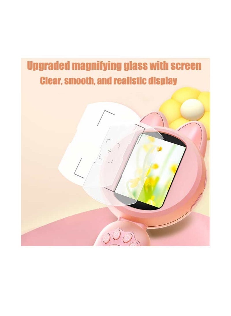 Kids Microscope Camera, 2-In-1 Handheld Mini, Multiple Viewing Angles, Outdoor Educational Science Toy, For 3-10 Years Old Girls, Birthday Gift - Image 3