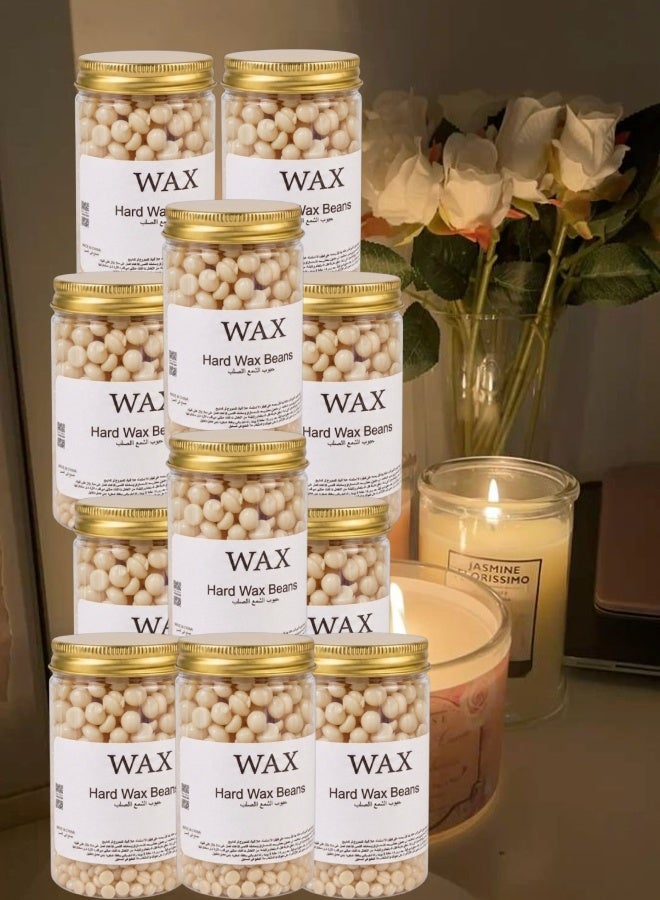 Wax 11 Pieces Hard Wax Beans White - Image 1