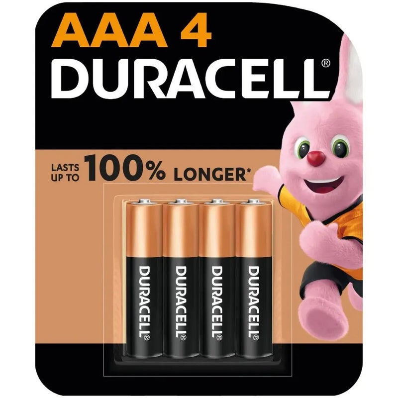 Duracell AAA 1.5V Alkaline Battery- 4pcs