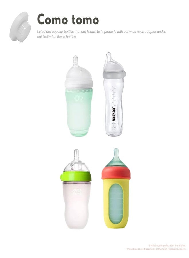 Baby's Brew Baby’s Brew Bottle Adapter for the Baby’s Brew Portable Warmer - Adapters for Milk Warmers, Leak-Proof and Easy-to-Clean Design, Compatible with Como Tomo, Olababy, Boon Nursh, and Haakaa. - Image 2