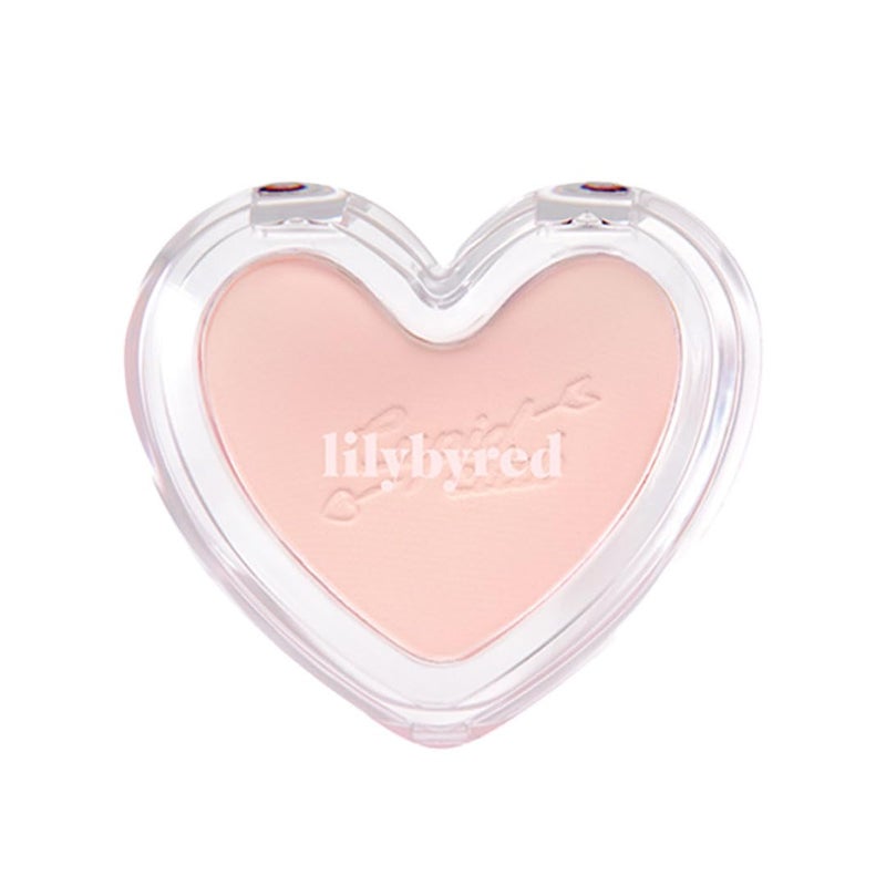 lilybyred لليباي ريد لوف بيم بلور تشيك | بلاشر كوري على شكل قلب، قوام حريري، خفيف الوزن، لمسة نهائية غير لامعة ناعمة، تدوم طويلاً، توهج طبيعي، رائحة قطن مريحة (02 خوخ ضبابي) - Image 1