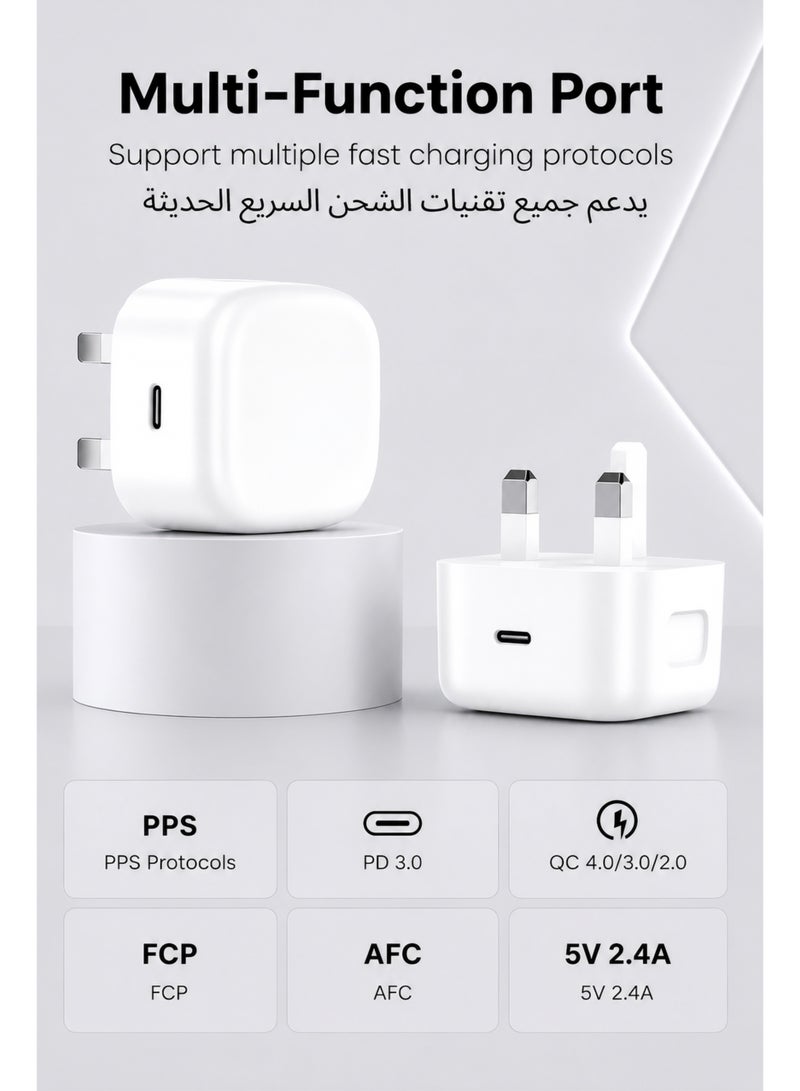 BARQ 20W Fast iPhone Charger USB-C PD Wall Charger for iPhone Tab C Compatible with all iPhones and iPads - Image 3