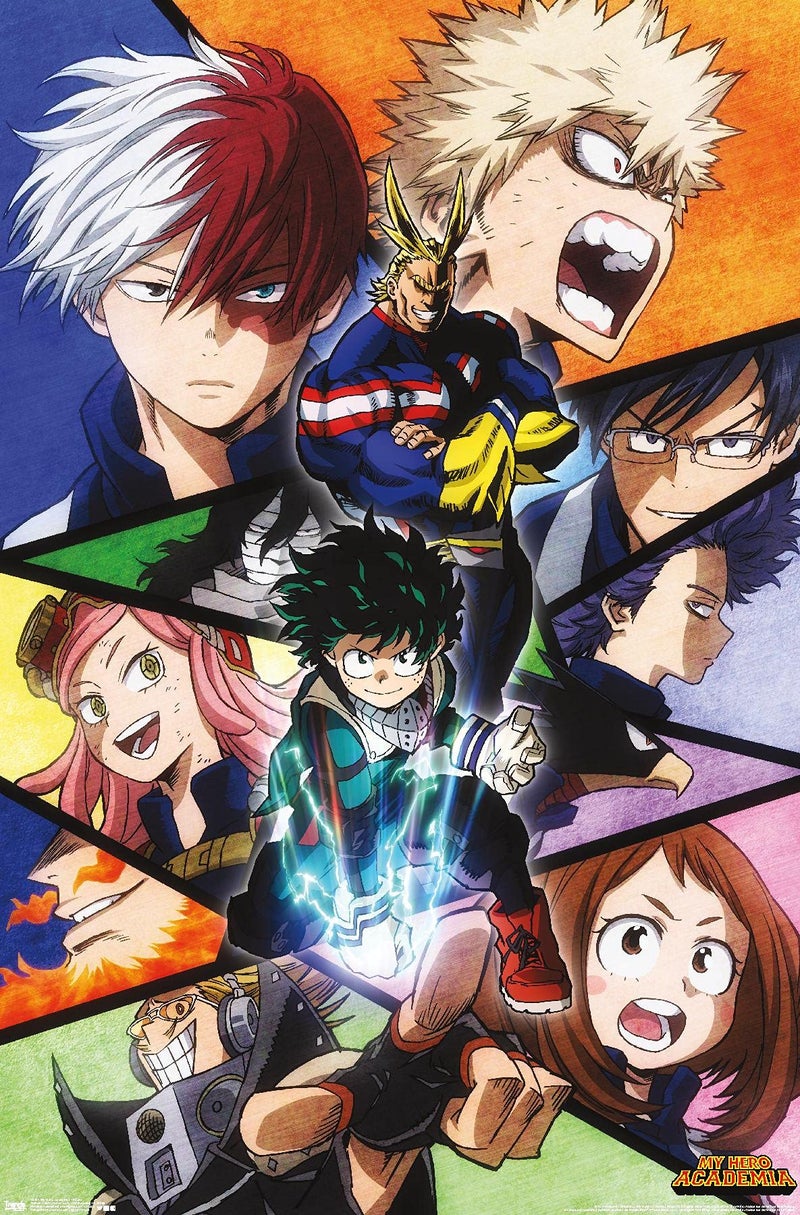 Trends International My Hero Academia-Faces Wall Poster, 22.375" x 34", Unframed Version, Bedroom - Image 1