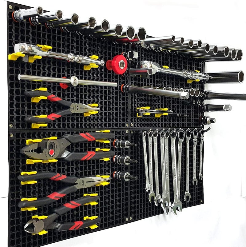 Ascend Tools 1/2" Socket Holders (50 pcs) - Accessories for Organizer Genie Pegboards to Organize 1/2" Sockets on the Pegboard - Image 4