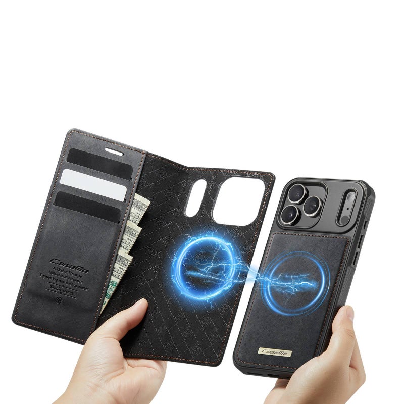 غطاء واقي بTPU لـ iPhone 15 / 15 Plus / 15 Pro / 15 Pro Max باللون بنفسجي مغناطيسي بوظيفة حامل من مادة TPU مع حامل قائم ومغناطيس قوي مع مقاوم للصدمات مع حماية من السقوط للهدايا - Image 3