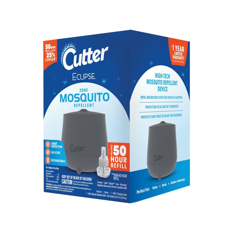 Cutter Eclipse Zone Mosquito Repellent Device, Outdoor Diffuser for Effective Mosquito Protection - Image 1