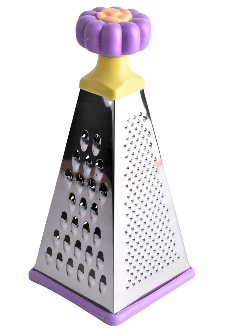 4-Face Grater Stainless Steel  10X10X23 CM  - Image 1