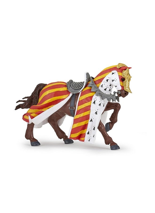 Papo -Hand-Painted - Figurine -Medieval-Fantasy -Tournament Horse -39945 - Collectible - for Children - Suitable for Boys and Girls - from 3 Years Old - pzsku/Z0F58946E8BFE0D4A43E8Z/45/_/1741329895/bdb68dd4-6593-471d-98b5-f0ad4ac4b65e