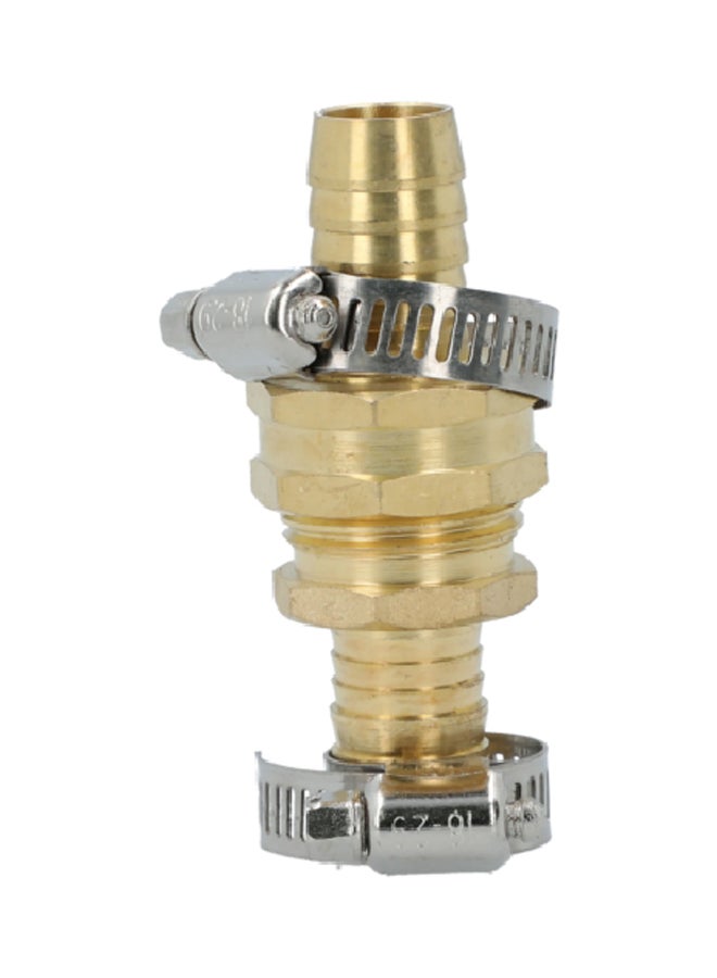 ACE 1 Male and 1 Female Hose Connector Gold and Silver 14.1 x 3 x 4.3 cm JY4887 - Image 2