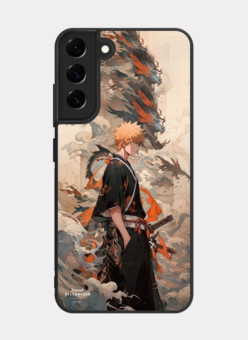 بكسلات كفر سامسونج جالكسي اس 22 بلس بليتش إيتشيغو كوروساكي متعدد الالوان - Image 1