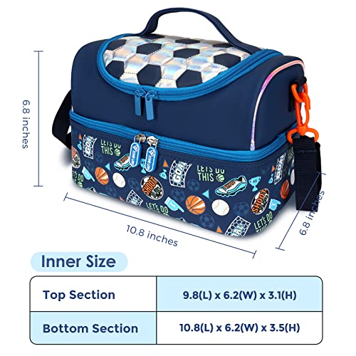 RLGPBON Kids Lunch Bag,Insulated Lunch Box for Girls Boys,Lunch Bag Toddler Teen,School Daycare Cute Travel bags - Image 2