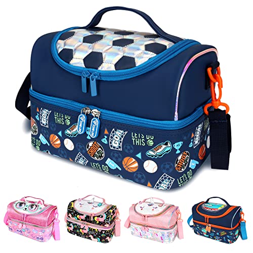 RLGPBON Kids Lunch Bag,Insulated Lunch Box for Girls Boys,Lunch Bag Toddler Teen,School Daycare Cute Travel bags - Image 1
