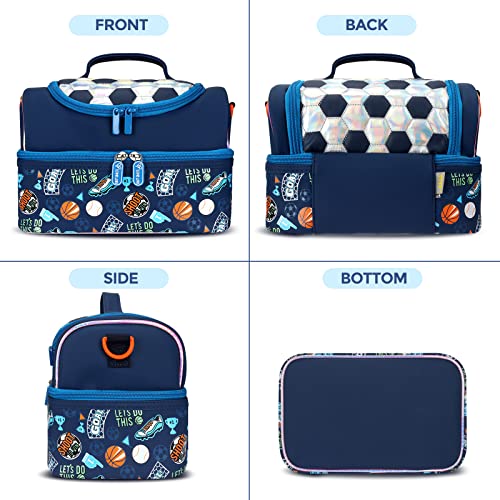 RLGPBON Kids Lunch Bag,Insulated Lunch Box for Girls Boys,Lunch Bag Toddler Teen,School Daycare Cute Travel bags - Image 3