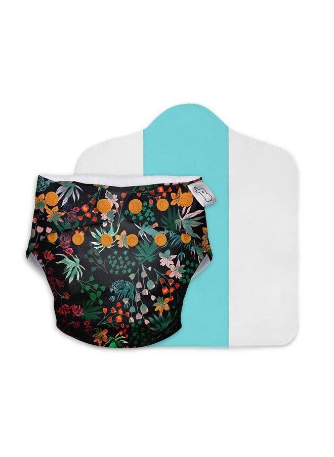 Superbottoms New Uno Freesize Cloth Diaper ; Cloth Diaper For Babies 0 To 3 Years ; Washable & Reusable Cloth Diaper ; Comes With Cloth Diaper Insert ; 1 Diaper And 1 Organic Cotton Soaker  - Image 1