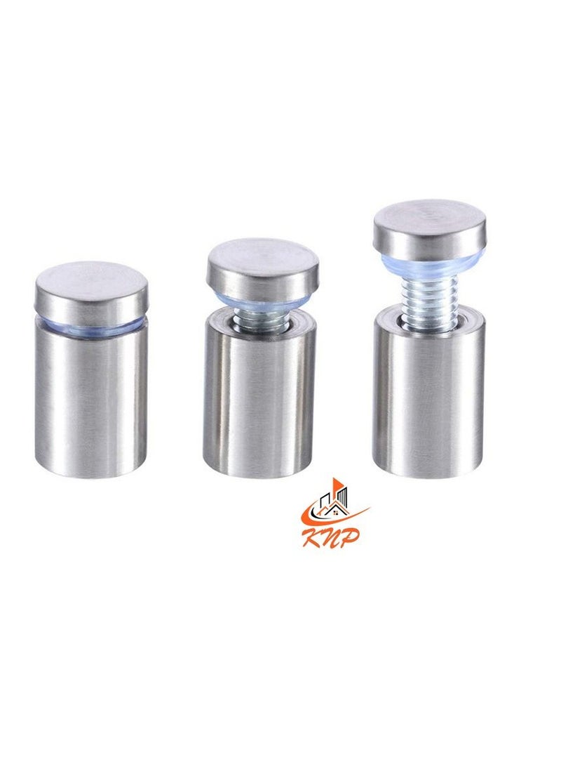 KNP Solid Glass Holding Sandoff Screw Matt Finish (1/2" X 1") - 2pcs  - Image 1