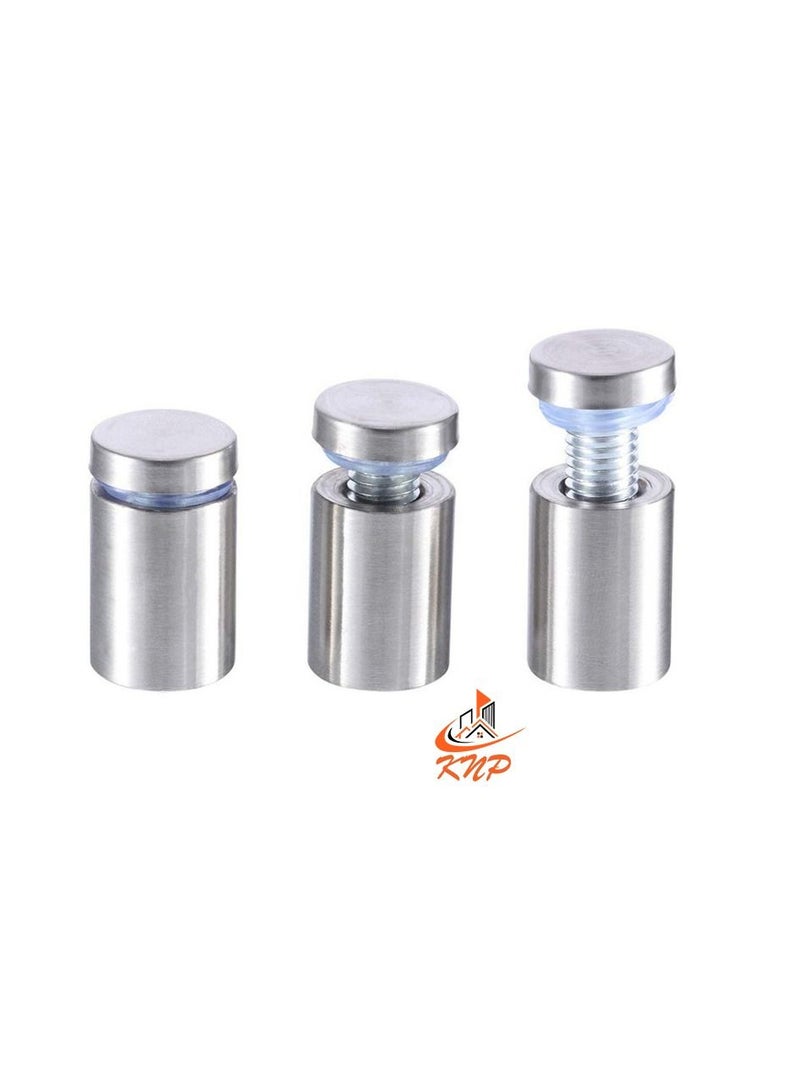 KNP Solid Glass Holding Sandoff Screw Matt Finish (1/2" X 1") - 2pcs  - Image 3
