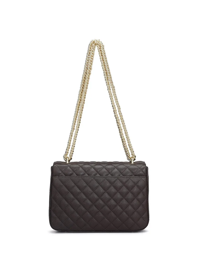 Da Milano  Genuine Leather Brown Sling Bag for Women | Best Price UAE