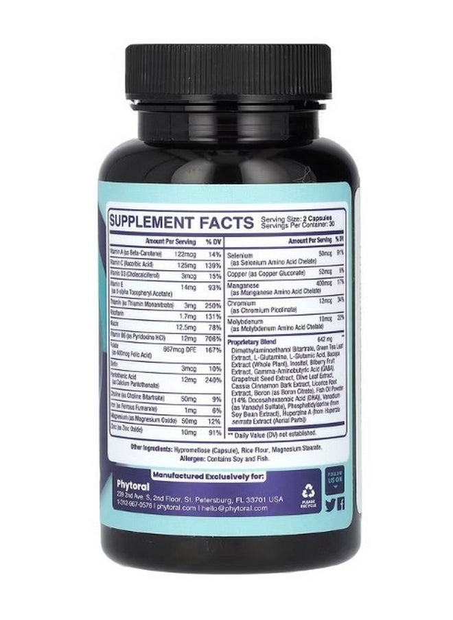 Phytoral Mind Supplement 60 Capsules  - Image 2