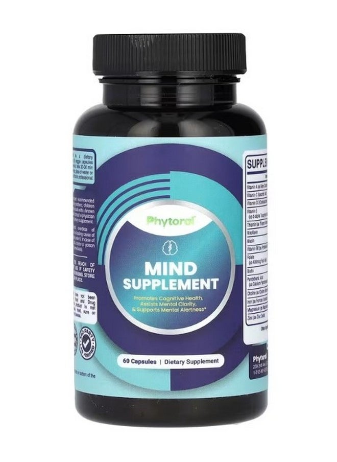Phytoral Mind Supplement 60 Capsules  - Image 1