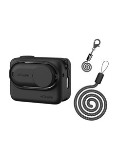 Generic AMagisn Amai Insta360 GO 3S/3 Body Silicone Protective Cover Anti-fall GO3 Protection 360GO3S-Color:GO3S Black  - Image 1