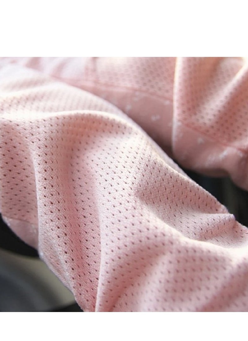 Generic Women's driving gloves that protect against ultraviolet rays and provide warmth in the winter, in a distinctive pink color  - Image 2
