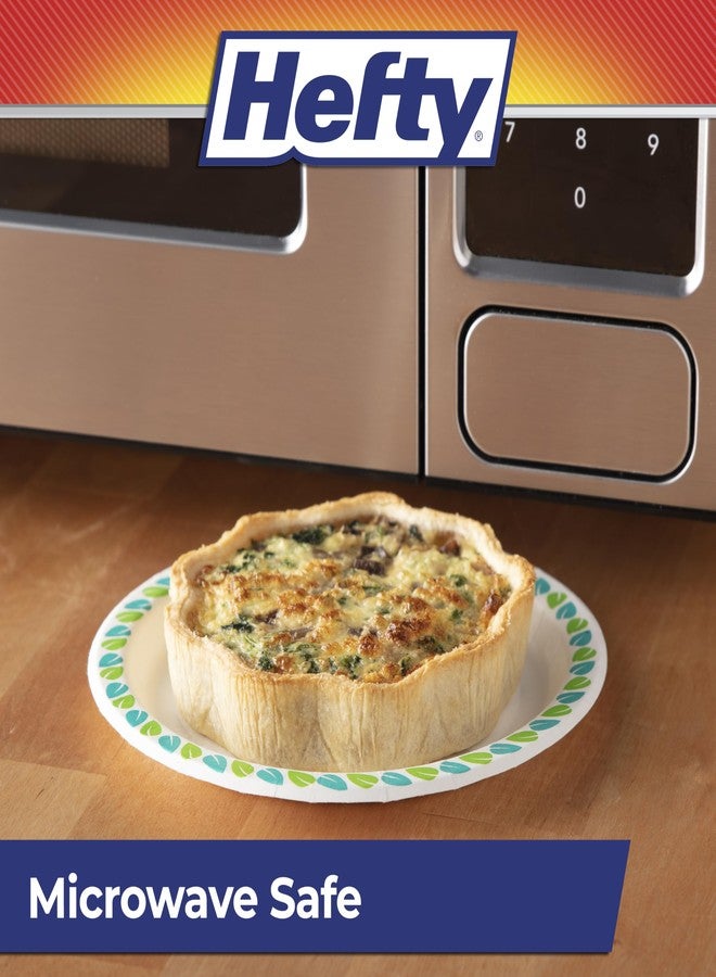 Hefty Compostable Printed Small Paper Plates for Desserts and Appetizers, Soak Resistant and Microwave Safe Compostable Plates, 6 Inch, 40 Count - Image 5