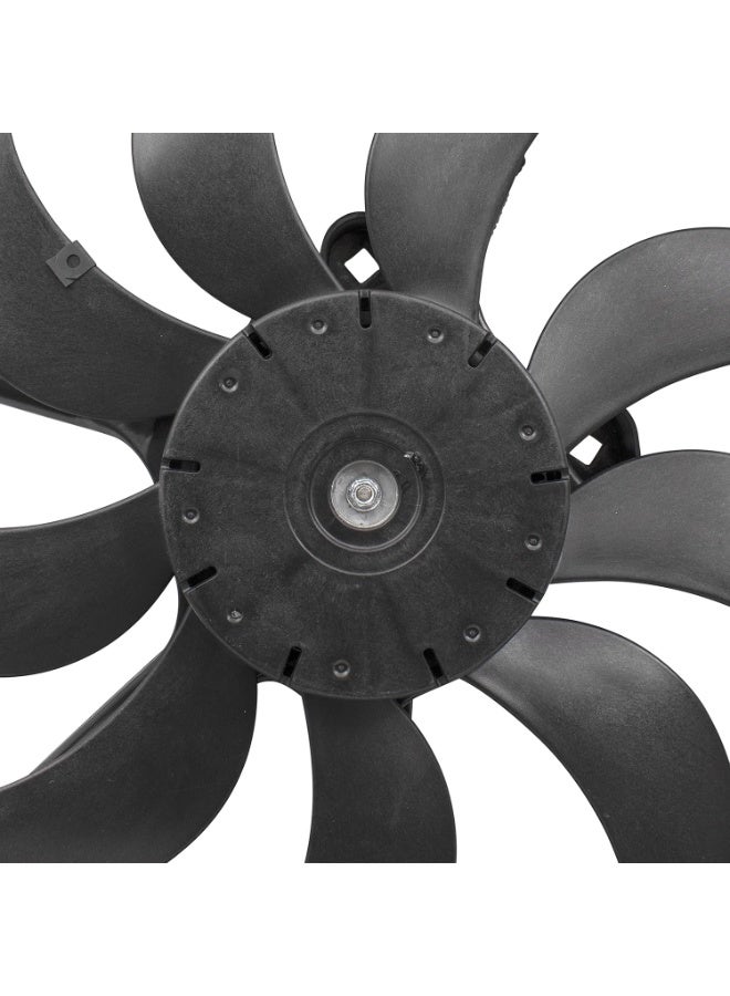 TYC  Engine Cooling Radiator Fan Assembly for Nissan Versa Sedan (2012-2018) & Versa Note (2014-2018) - Compatible with CVT Automatic Transmission - Replaces OEM 21481-9KK0A, NI3115149 - Image 4