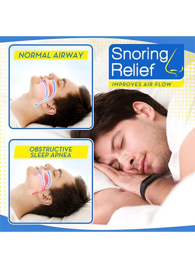 EELHOE - Sleepright BreathingNasal Strips Patch to Help Stop Snoring, Snoring Solution and Instant Relief for Nasal Congestion Caused By Colds and Allergies - Image 1