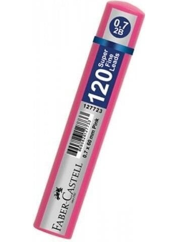 Faber Castell Grip Min 60 Mm 0.7 120 li Pink (1 PC)