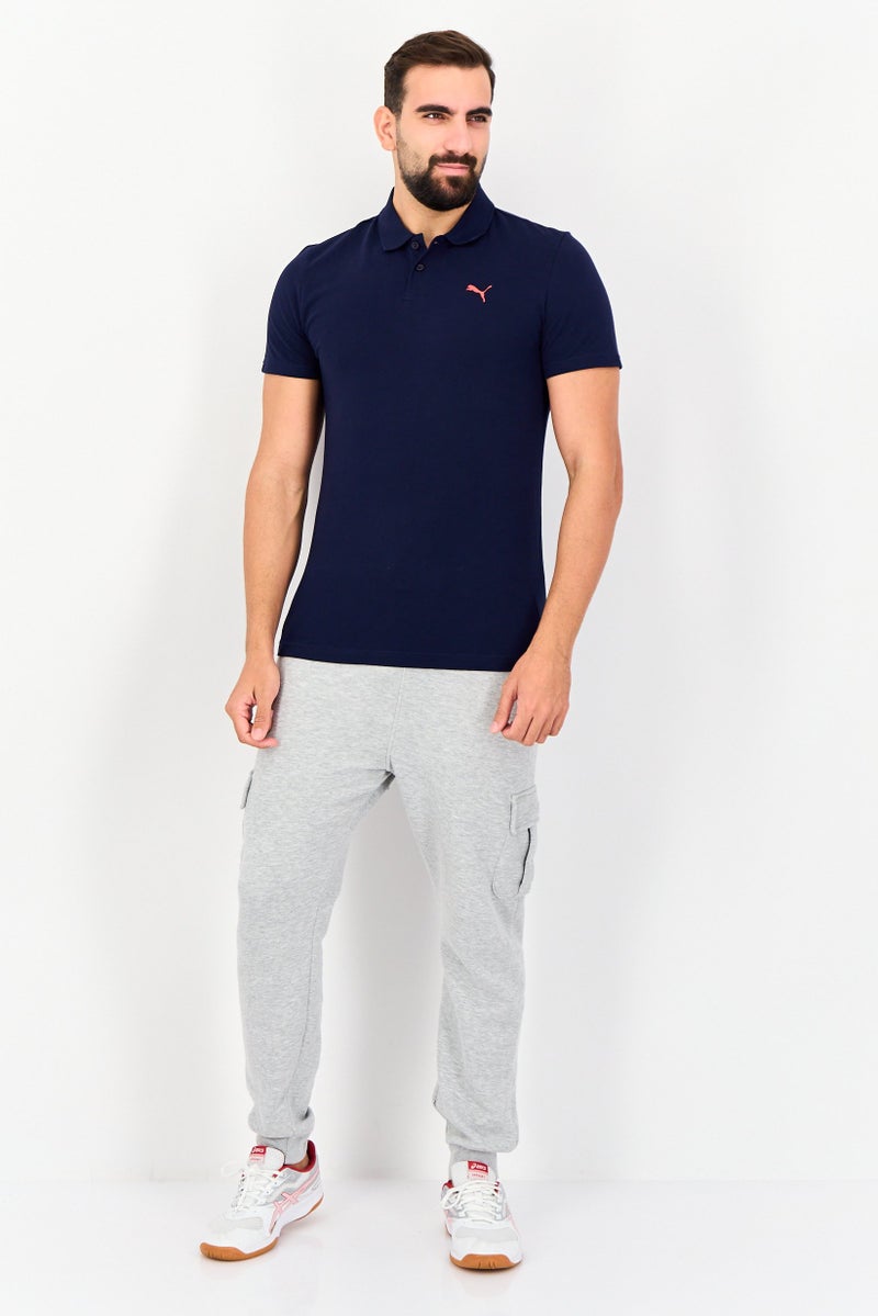 PUMA Men Slim Fit Short Sleeves Outdoor Polo Shirt, Dark Navy - Image 4