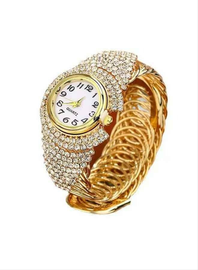 Ladies' watch, full of diamonds, fashionable women's watch, versatile, casual women's quartz watch - Image 1