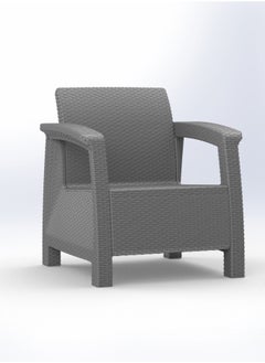 3MPlast Havana Sofa 5-Seater Set, Rattan Modern Outdoor Furniture, with Comfort cushions and Coffee table  - Image 2