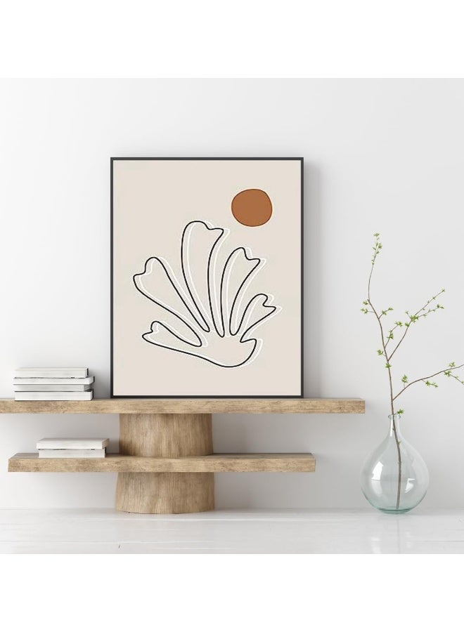 Home Trove Hmdkhi Modern Geometric Line Picture, Abstract Picture Set, Living Room, Bedroom, Poster Wallpaper Art Decoration, Frameless (Wall Picture-6.20 X 30 Cm X 3) - Image 4