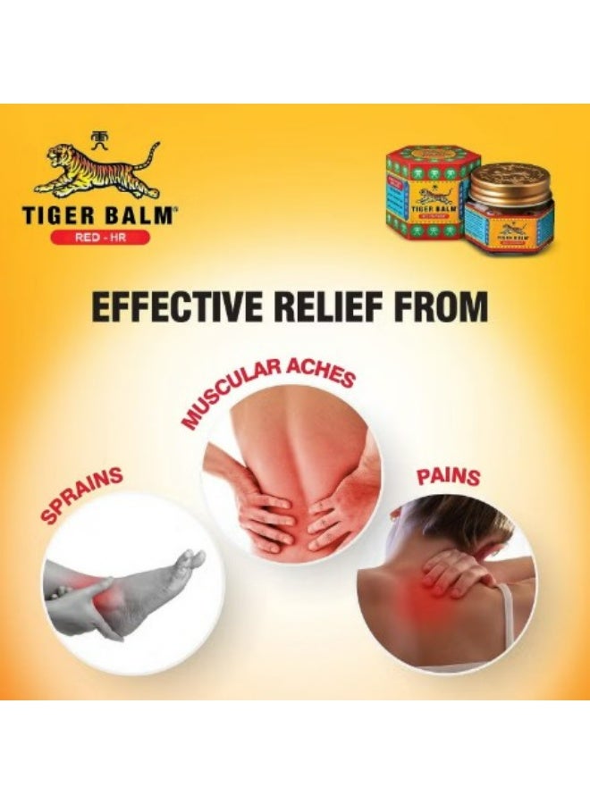 Tiger Balm Red Ointment Original – Set of 3 | Herbal Warming Pain Relief Balm for Muscles & Joints - Image 2