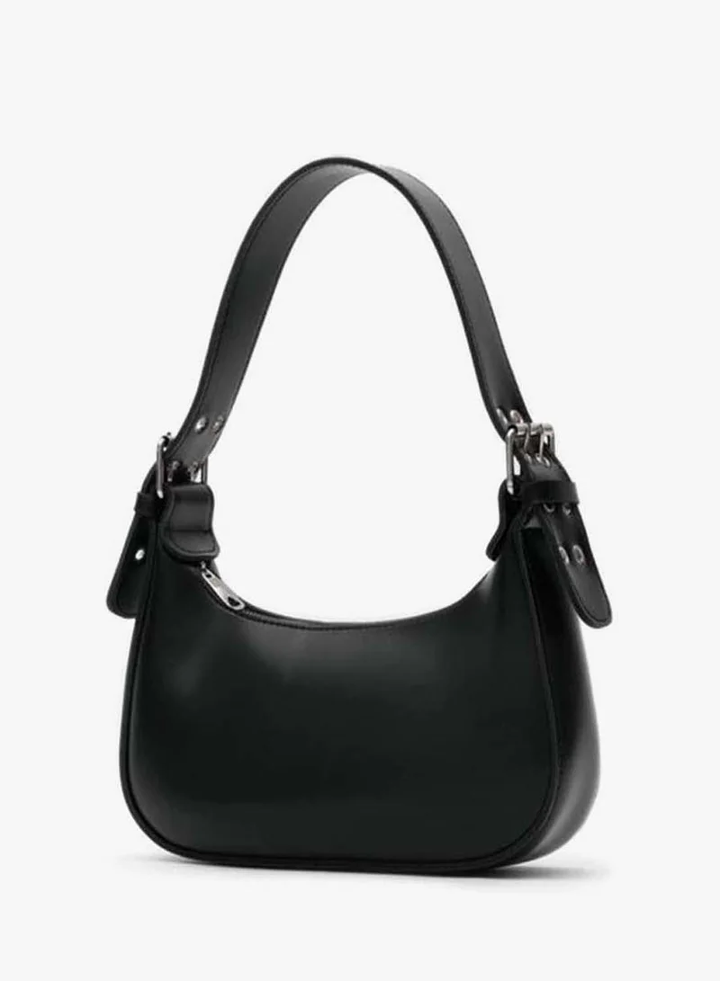 Shule Bags Muse Oval Baget Women's Black Bag.