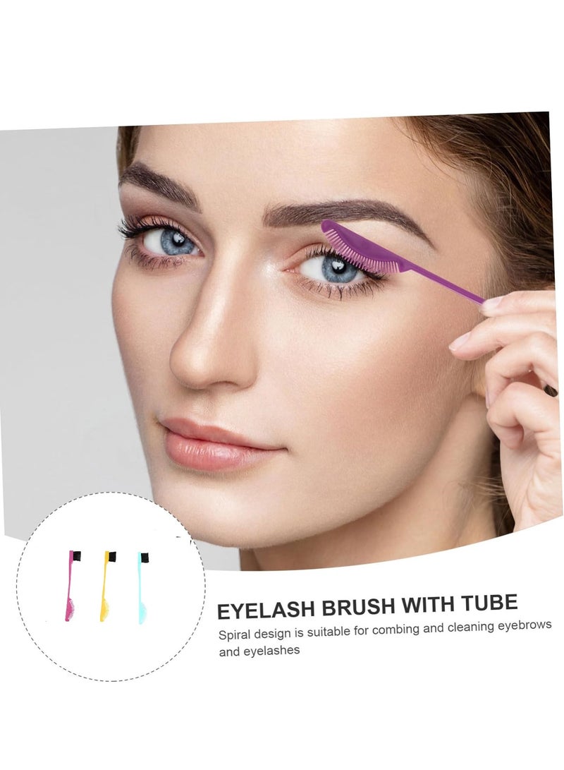 3 pcs Makeup Brush Double-sided Eyebrow Brush for Hairline Eyelashes Brow Styling Tool Hair Edge Eyelash Comb - Image 2