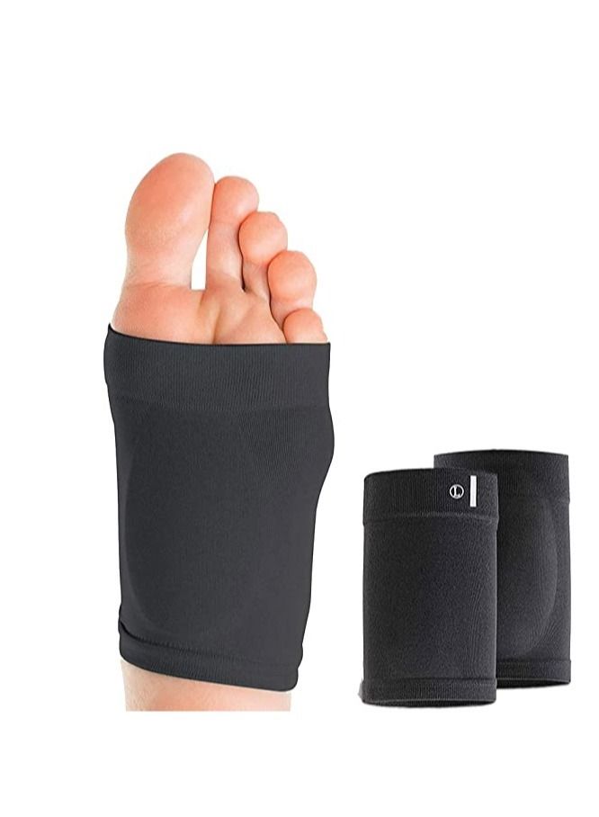 SYOSI Compression Arch Support Sleeves, Plantar Fasciitis Socks, Cushioned Arch Support Braces Gel Pads for Flat Foot Pain, Relief Plantar Fasciitis Heel Spurs, Ankle Injuries 1Pairs  - Image 1