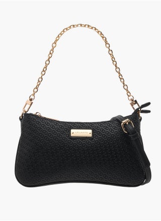 Monogram Embossed Crossbody Bag with Zip Closure and Chain Strap - pzsku/Z0F59E363098EA017F02DZ/45/1745311213/4e1d59ac-9e90-45a8-968e-872a092740d8