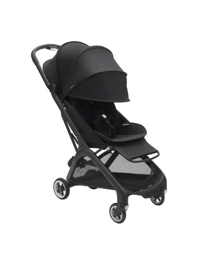 Bugaboo - Butterfly Ultra Compact Travel Pram, Small And Lightweight, One - Handed Foldable And Easy To Steer, Ergonomic City For Babies From 6 Months , With Lots of Storage Space, Midnight Black - Image 1