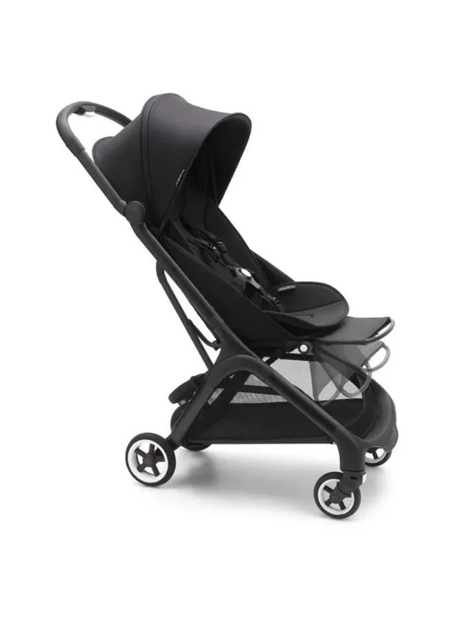 Bugaboo Butterfly Ultra Compact Travel Pram, Small And Lightweight, One - Handed Foldable And Easy To Steer, Ergonomic City For Babies From 6 Months , With Lots of Storage Space, Midnight Black