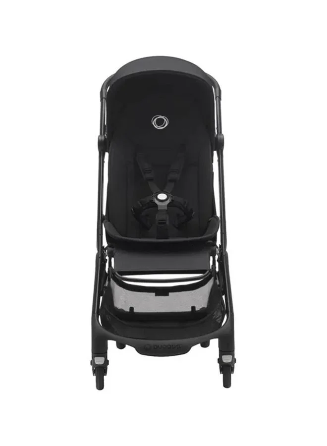 Bugaboo Butterfly Ultra Compact Travel Pram, Small And Lightweight, One - Handed Foldable And Easy To Steer, Ergonomic City For Babies From 6 Months , With Lots of Storage Space, Midnight Black