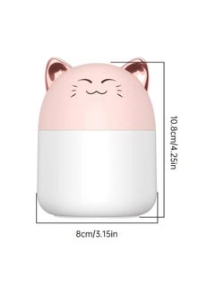 QSHOP 250ml Mini USB Tank Air Freshener Humidifier Aroma Diffuser Essential Oil Diffuser Aroma Essential Oil Diffuser with Assorted Colors LED Light for Car Office Home  - Image 4