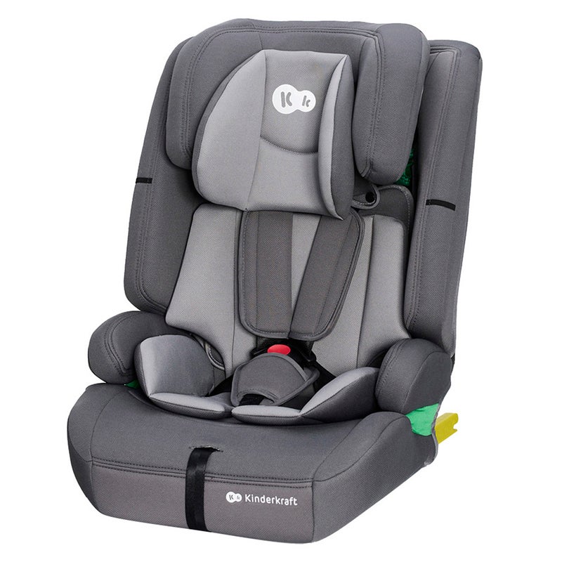 Kinderkraft SAFETY FIX 2 i-Size Convertible Car Seat – 15 Months to 12 Years (9-36 kg) with ISOFIX - Grey - Image 1