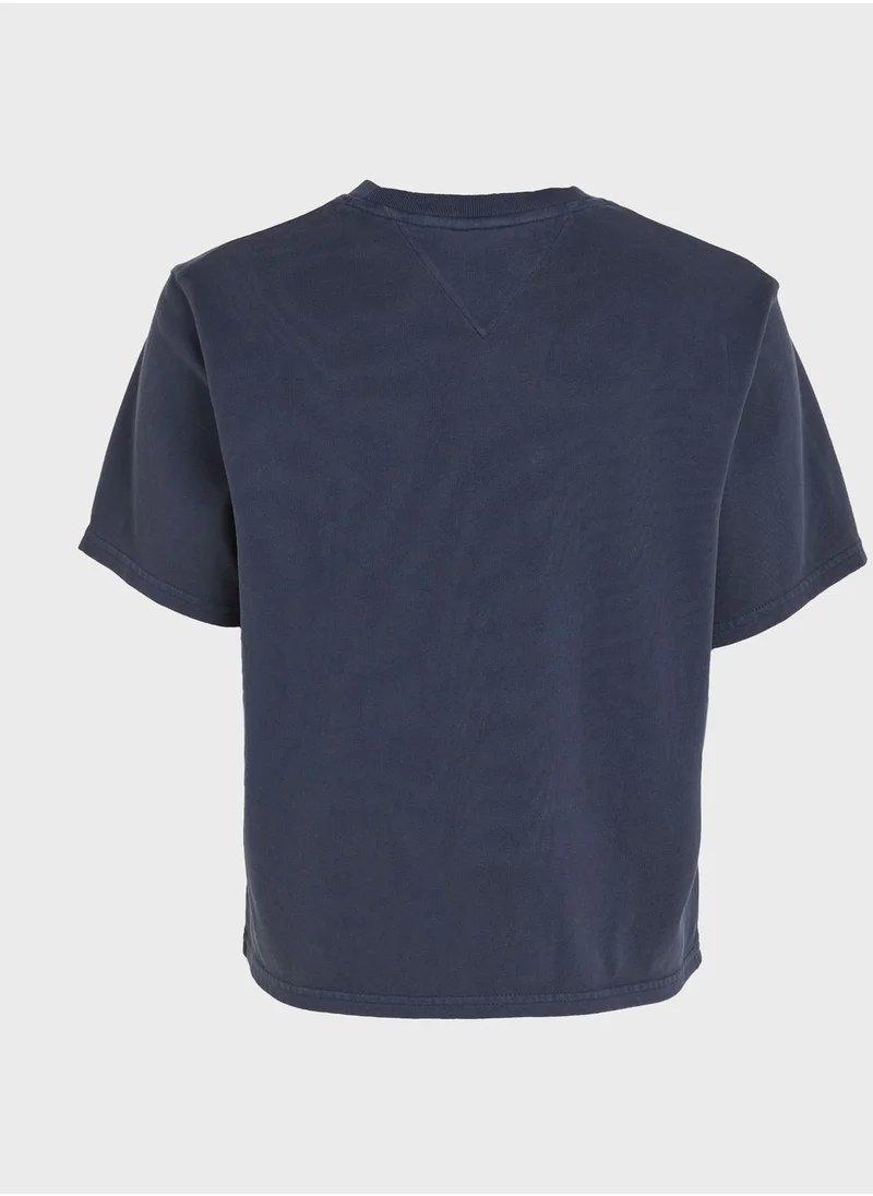 TOMMY JEANS Crew Neck Printed T-Shirt